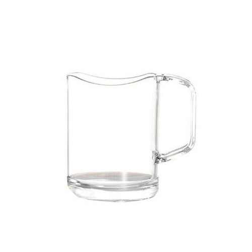Japanese-style mouthwash cup household simple toothbrush toothpaste cup solid color transparent toothbrushing couple wash cup with handle plastic cup
