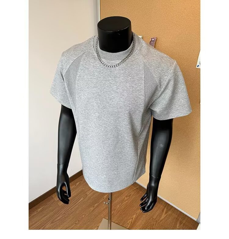 Men's Premium Heavyweight T-shirt With Structured Shoulder Design_voghion.com