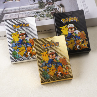 Pokémon Card Vmax Pokémon English Card Pocket Elf Pikachu Gold Foil Flash Card