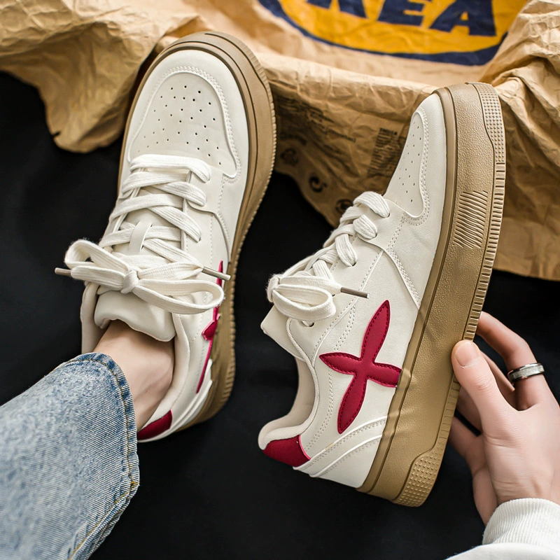 Весна 2024 Nis, Супер популярные мужские туфли для досок, парусиновые туфли на толстой подошве, Мужская обувь в гонконгском стиле, модная обувь, обувь для пар 35-44