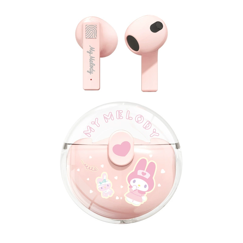 Ушки Санрио, cartoon наушники, трёхмерные затычки для ушей, bluetooth