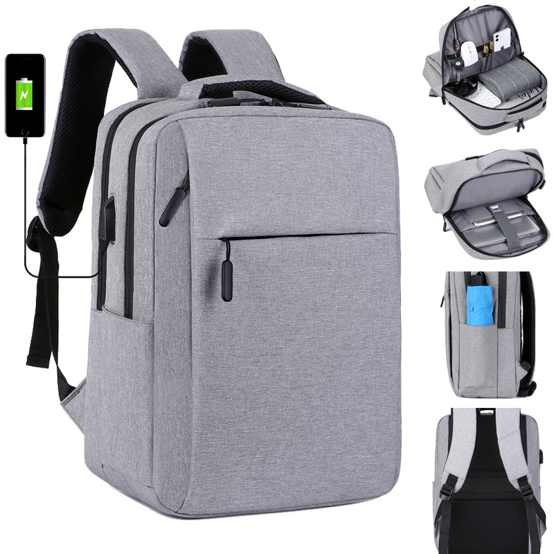 Multifunctional Backpack Men's Business Commuter Backpack USB Backpack Computer Bag Large Capacity Student Campus Schoolbag