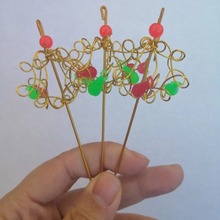 殡葬用品寿衣配件女士发簪 打狗棒 女头饰簪子 九连环