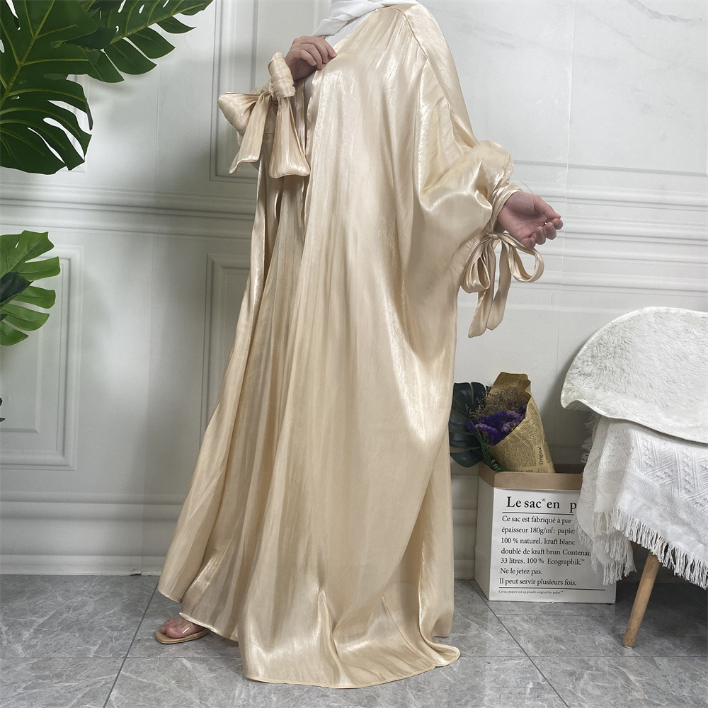 💎 Stunning Elegance Summer Event Dress – Monica Fashion Satin Gown with Batwing Sleeves 64 undefined