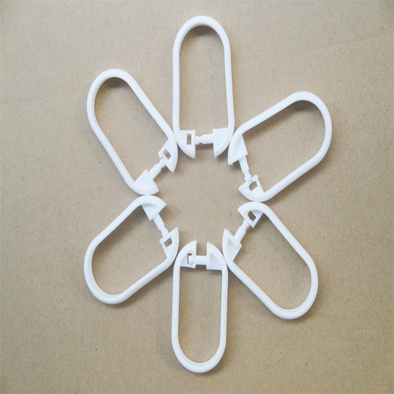 透明梨型钩 浴帘钩 窗帘钩 O形浴帘挂钩 窗帘挂钩