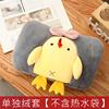 Water container, case bag, hand warmer, cute cartoon plush cloth bag charging