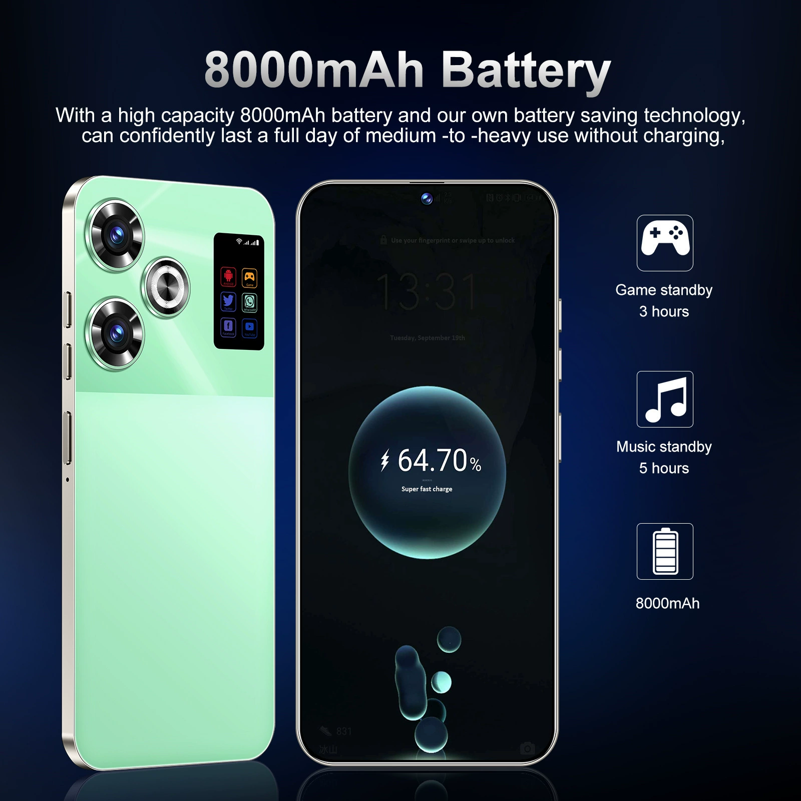 (Глобальная торговля), S25, умный мобильный телефон, смартфон, Android, 5G, 6.6 дюйма, широкий экран