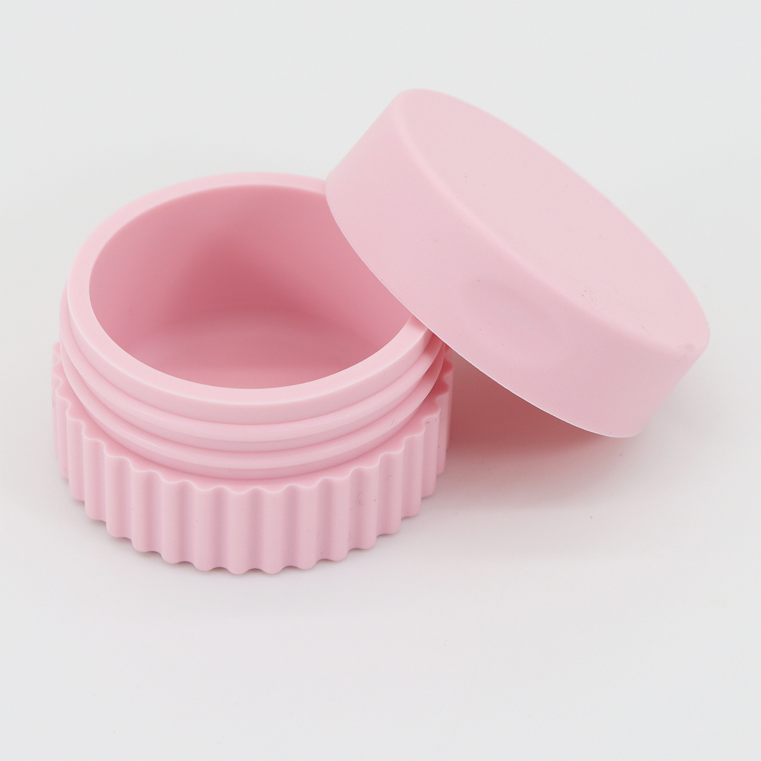 Caja de embalaje de silicona caja de polvo suelto de viaje portátil caja de medicina botella de embalaje de loción caja de almacenamiento de joyería con tapa botella de crema