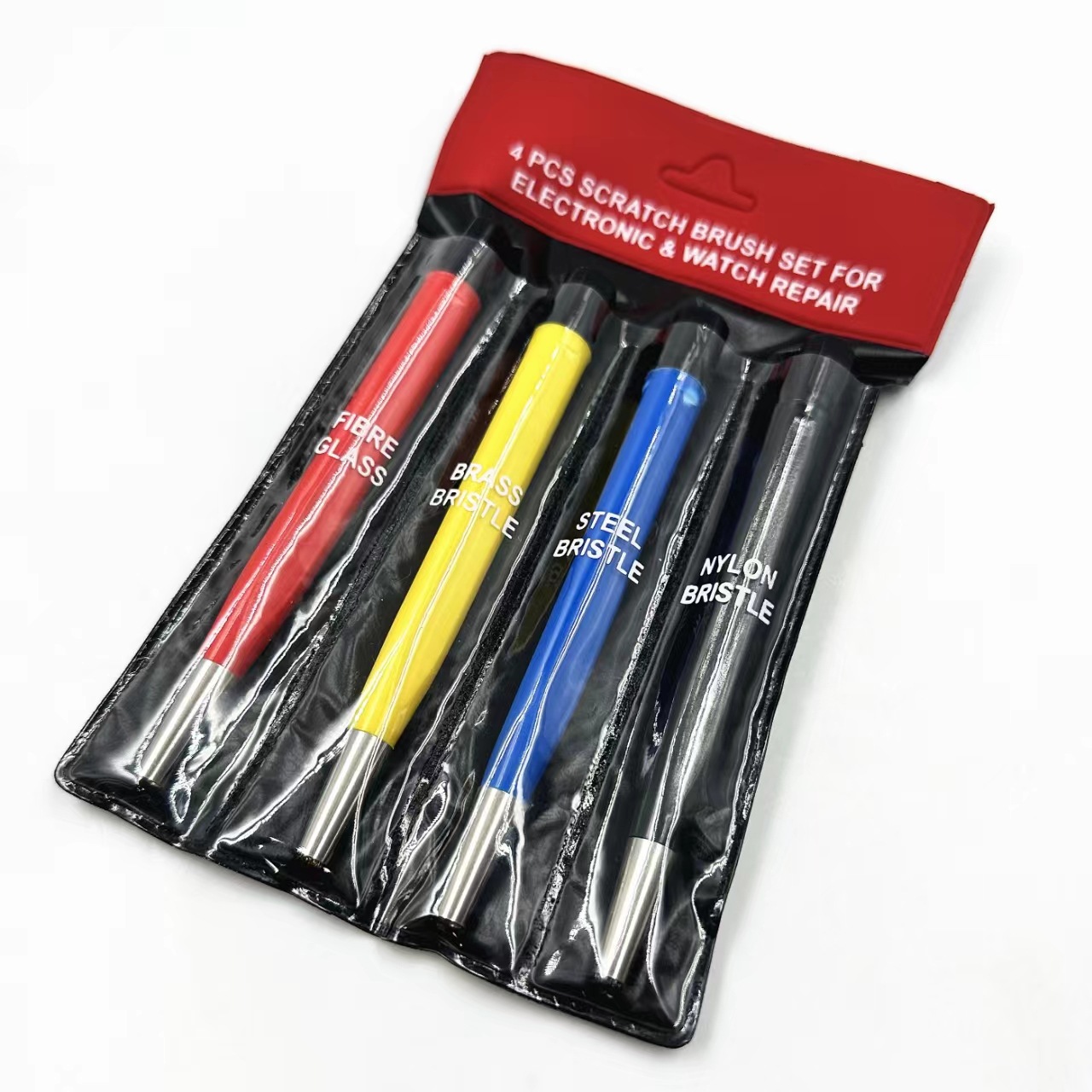 手表维修工具机芯保养去污笔铜丝刷钢丝刷 纤维笔钟表 除锈清洁棒