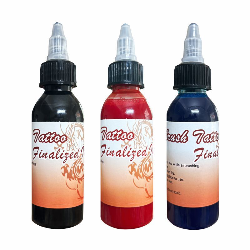 Tintura de tatuaje de pulverización temporal Pintura de pintura corporal Color impermeable 1 - 7 días de retención de color 100ml