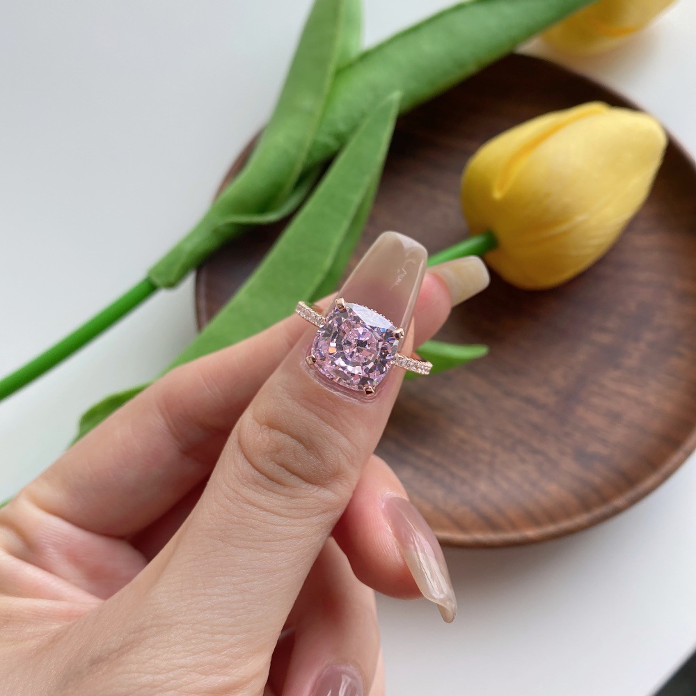 1 Piece Quantity Daily, Date, Tea Party Occasion 925 Sterling Silver Material 925 Sterling Silver Zircon U Shape Leaf Water Droplets Rings