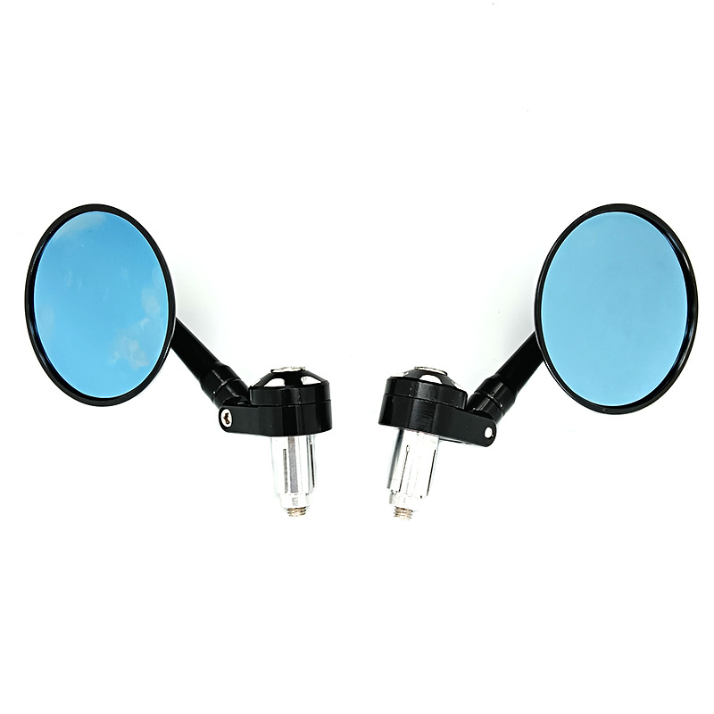 Cross-border hot selling motorcycle handle mirror modified aluminum alloy rearview mirror folding HD universal rearview mirror handlebar mirror