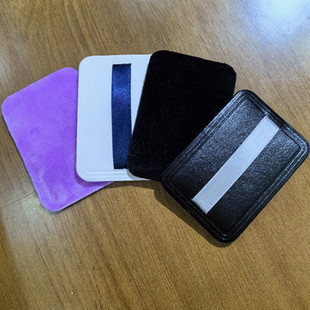 New Ultra-thin Square Flocking Powder Puff NAS Replacement Powder Puff One Face Leather One Face Crystal Super Soft Short Plush