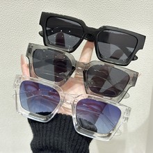 经典方框墨镜2025跨境热销批发全框防晒男女高级感显脸小太阳镜