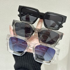 古典的なフレームサングラス2025クロスボーダー人気卸売り全フレーム日焼け止め男女高級感顔サングラス