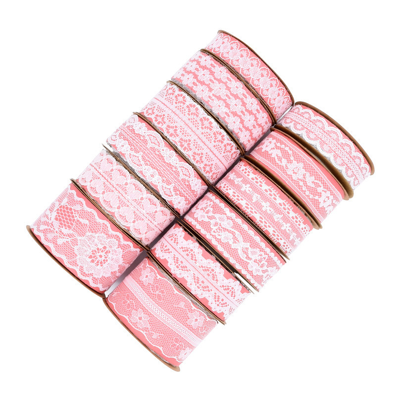 Cross-border crocheted blanco no elástico ropa interior de encaje Ropa Accesorios de boda cinturón hueco soluble en agua en stock 10 yardas