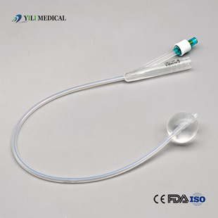 2Waysiliconefoleycatheter5-15Ml Double-Lumen Silicone Catheter Export Export Adult