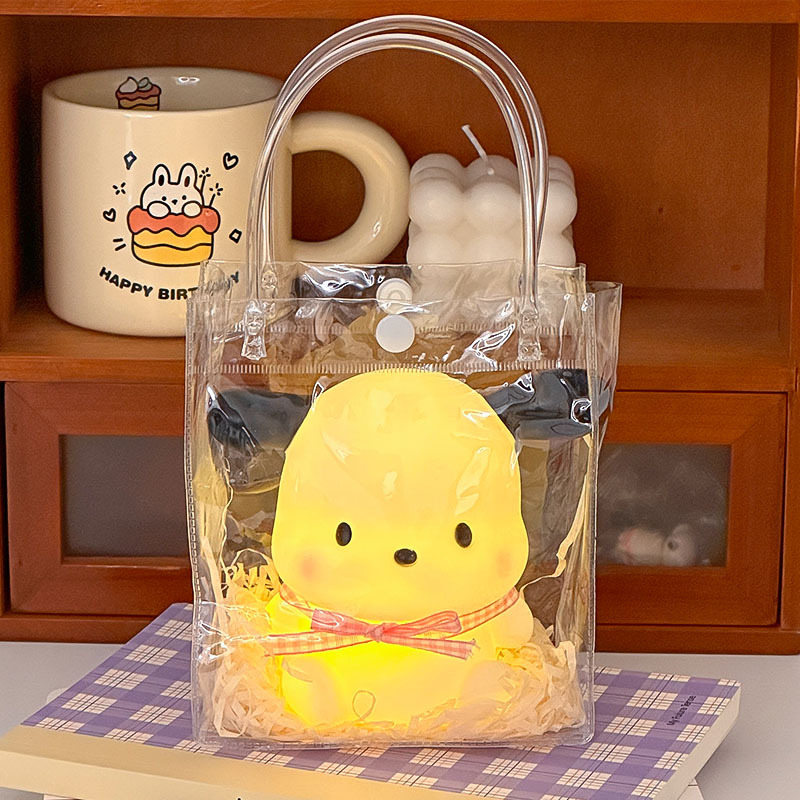 Luz de noche de vinilo de dibujos animados creativo de cabecera faro Internet celebridad juguetes luminosos para niños puesto de mercado nocturno suministro al por mayor