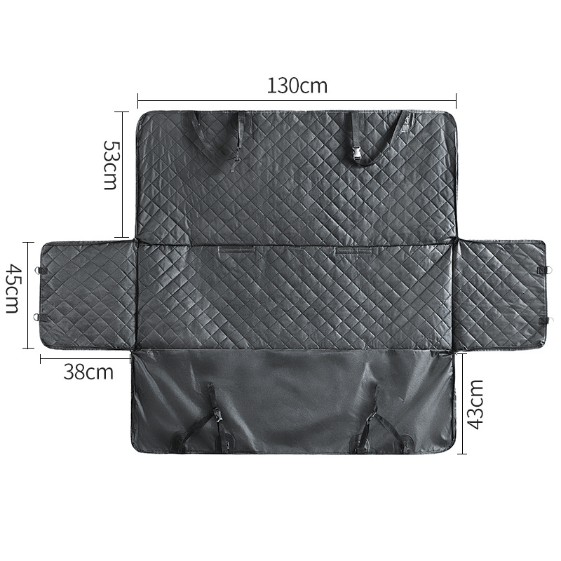 Coche perro Mat anti-sucio coche mascota Mat fila trasera coche mascota Mat asiento trasero estera del animal doméstico en la acción al por mayor