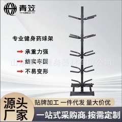 ジム専用両面10個パックメディシンボールスタンド業務用モデル