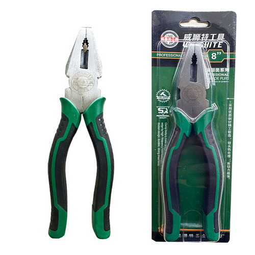 Manufacturer supplies 8-inch large wire cutters, industrial-grade vise, multi-functional wire cutters, flat-nose pliers