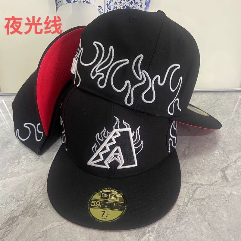 2025下半畅销款MLB 棒球帽平檐帽美式体育联盟闭合帽跨境外贸批发|undefined