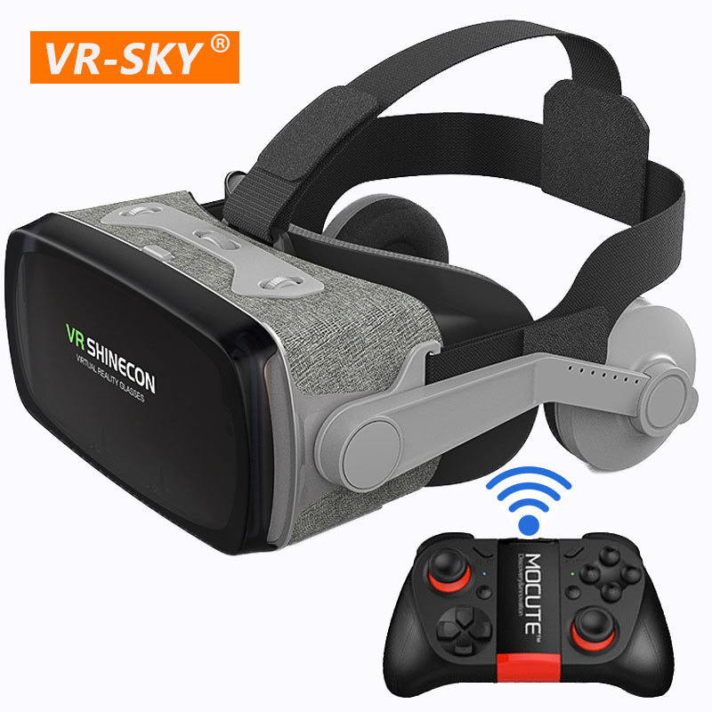 Cross-Border Wholesale Vr Virtual Reality Glasses New Smart Glasses Qianhuan Magic Mirror Ninth Generation Headset Integrated Vr Glasses