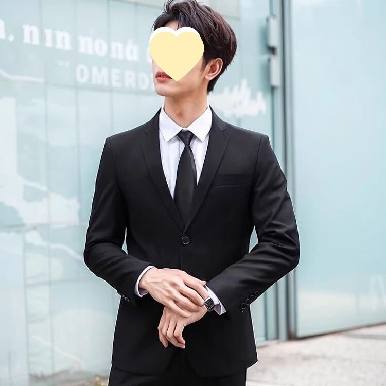 Suit Formal Men's College Student Full Business Slim Suit Fashion Wedding Groomsmen Suit Employee Suit Jacket