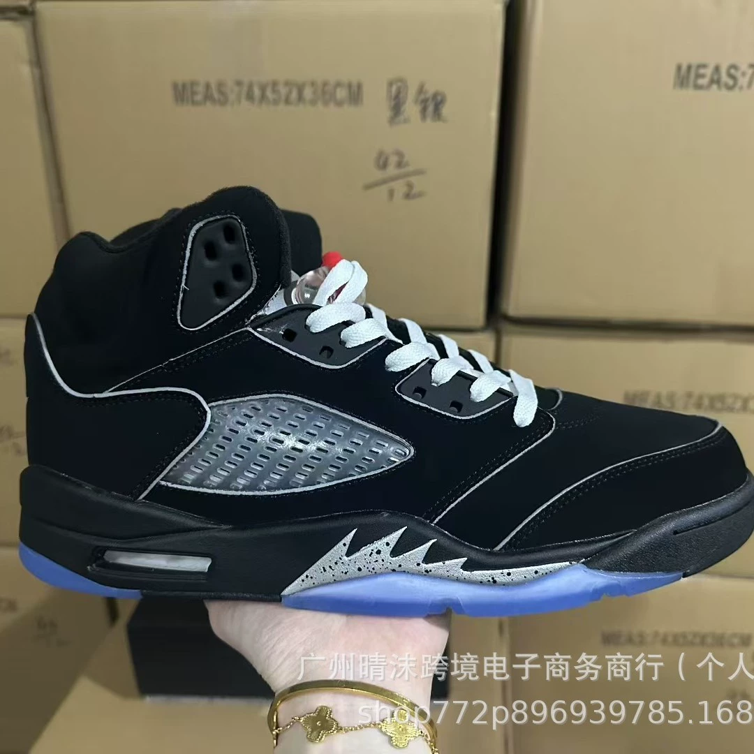Putian Export Shoes Aj5 Oreo Angry Bull Joe 5 Men's and Women's Sports Basketball Shoes High Quality Wholesale