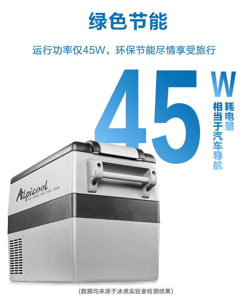 Ice Tiger Compressor Car Refrigerator Car Home Dual-use Refrigeration 12v24v Portable CF35 Dormitory Mini Refrigerator