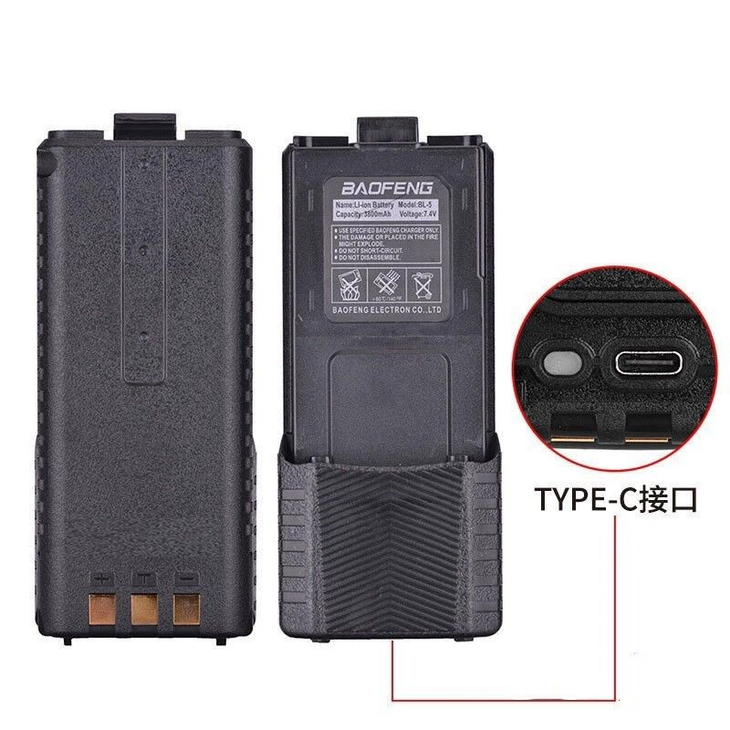 Baofeng 5R batería estándar original 2800mAh baofeng walkie-talkie batería de ventas directas de la fábrica