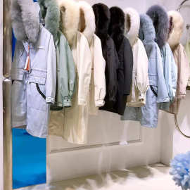 25雪乐妮派克服女冬中长款狐狸毛领内胆可拆重工保暖实体直播货源