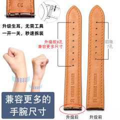 智能穿戴手表扣不锈钢表扣24mm真皮表带扣硅胶带扣弗橡胶表带针扣