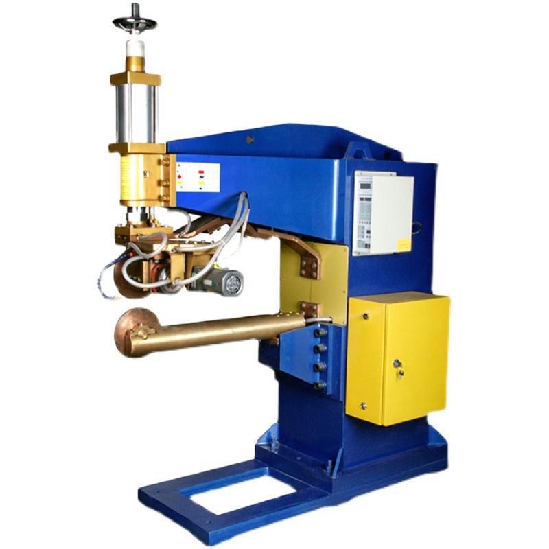 气动不锈钢滚焊机纵横缝油水箱圆桶散热器内胆中频变频电阻缝焊机