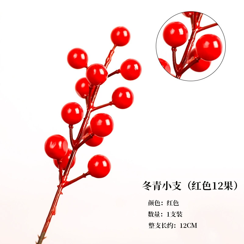 Fujiao New Year Flower Material Wholesale Simulation Flower Winter Qing You Gali Pomegranate Persimmon DIY Materials