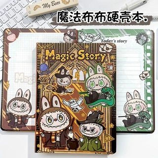新款魔法布布A5笔记本全彩页硬壳本可爱卡通手账学生记事本日记本
