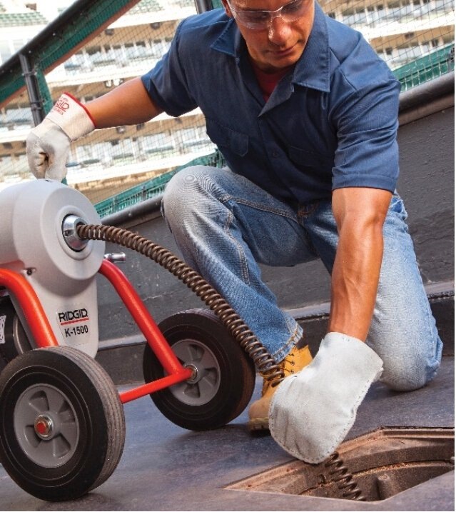 American RIDGID K-1500SP Sectional Drain Cleaning Machine for Underground Drainage Pipeline Cleaning American RIDGID K-1500SP Sectional Drain Cleaning Machine for Underground Drainage Pipeline Cleaning