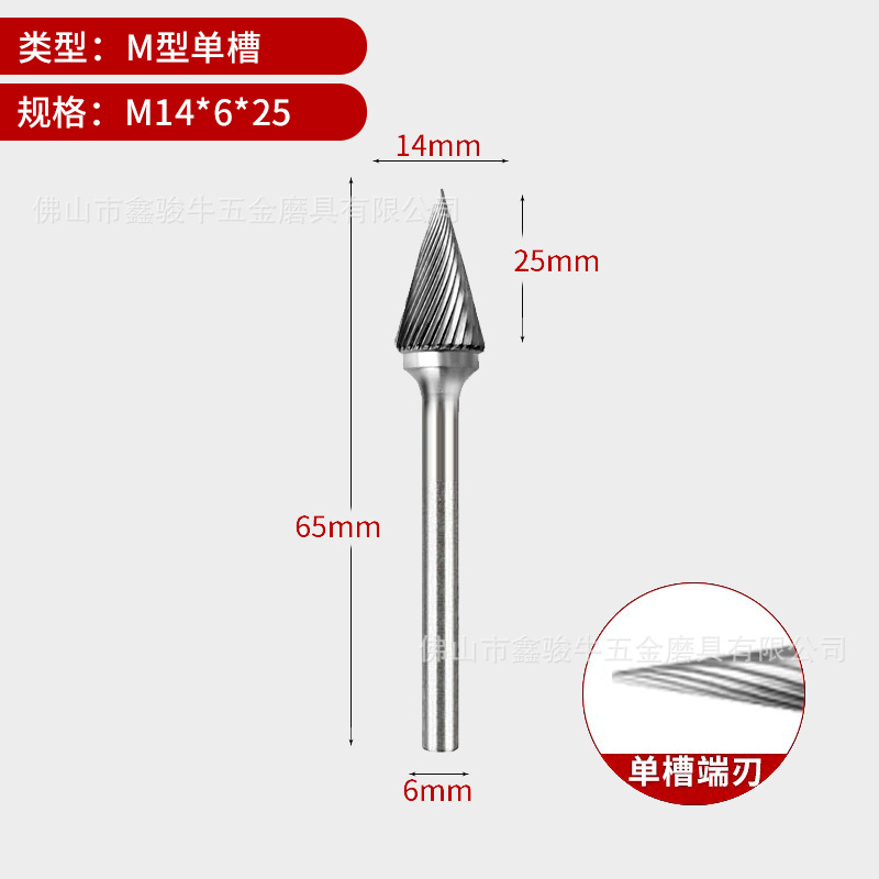 Fresa rotativa de tungsteno