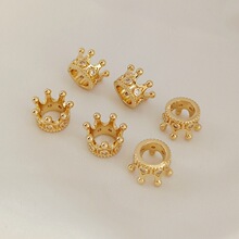 14K�~����ɫ���΢��ʯ���w�ʹڸ�������ֹ�DIY����朒��