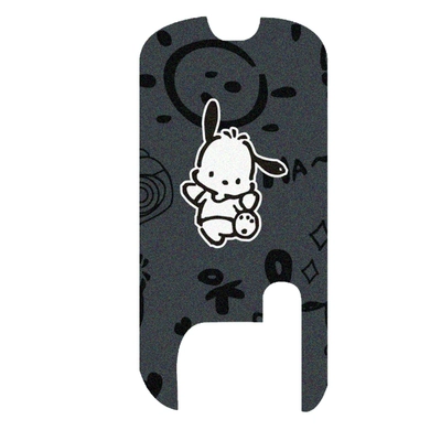 Suitable for Emma Sugar Bean B Foot Mat Waterproof Anti-slip Mat Electric Vehicle Pedal Foot Leather Pad TDT1349Z (Electric vehicle foot mat) - black-and-white-pacha-dog