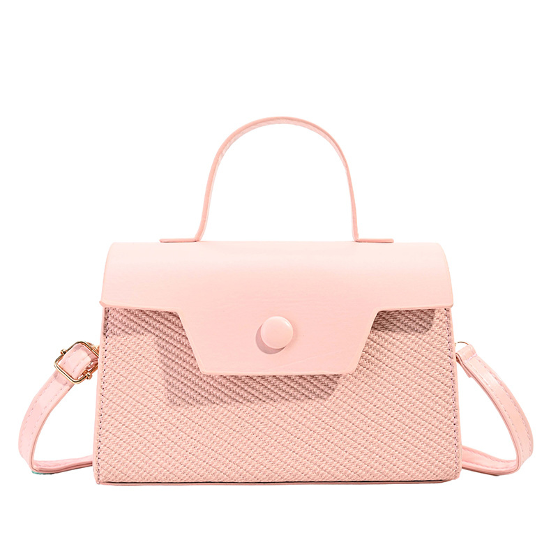 Bolso 2026 nuevo bolso cuadrado simple, bolso de hombro de mano de moda de mujer, bolso de cuero PU de alta calidad