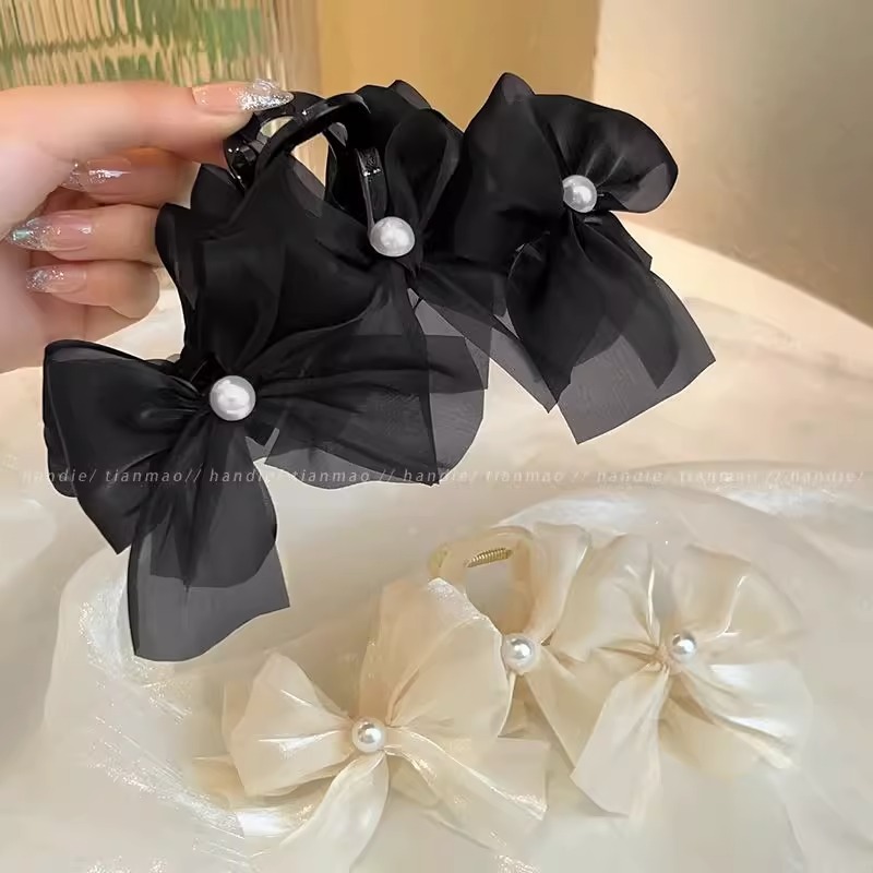 Hair Claws Hair Accessories Type Vintage Style Women's Bow Knot Arylic Organza Hair Claws