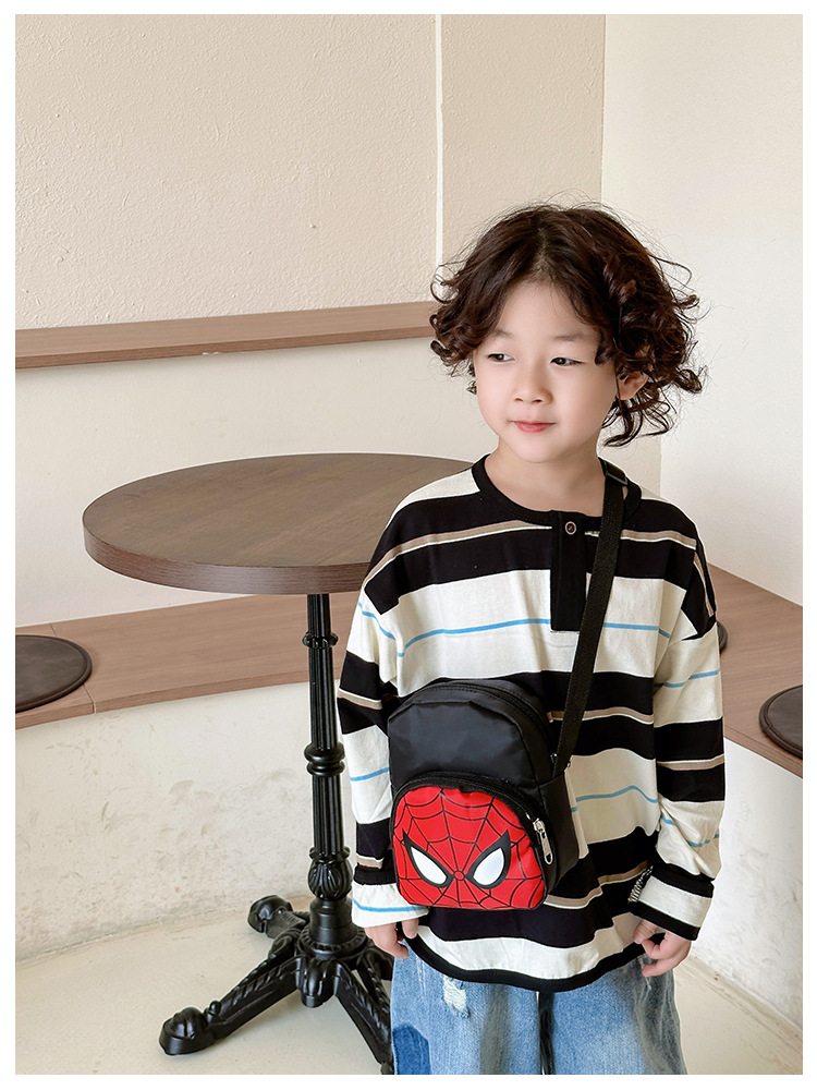 2023 Children's Casual crossbody Bag, New cartoon small crossbody bag for primary school students, portable mobile phone coin purse for boys' Outing undefined