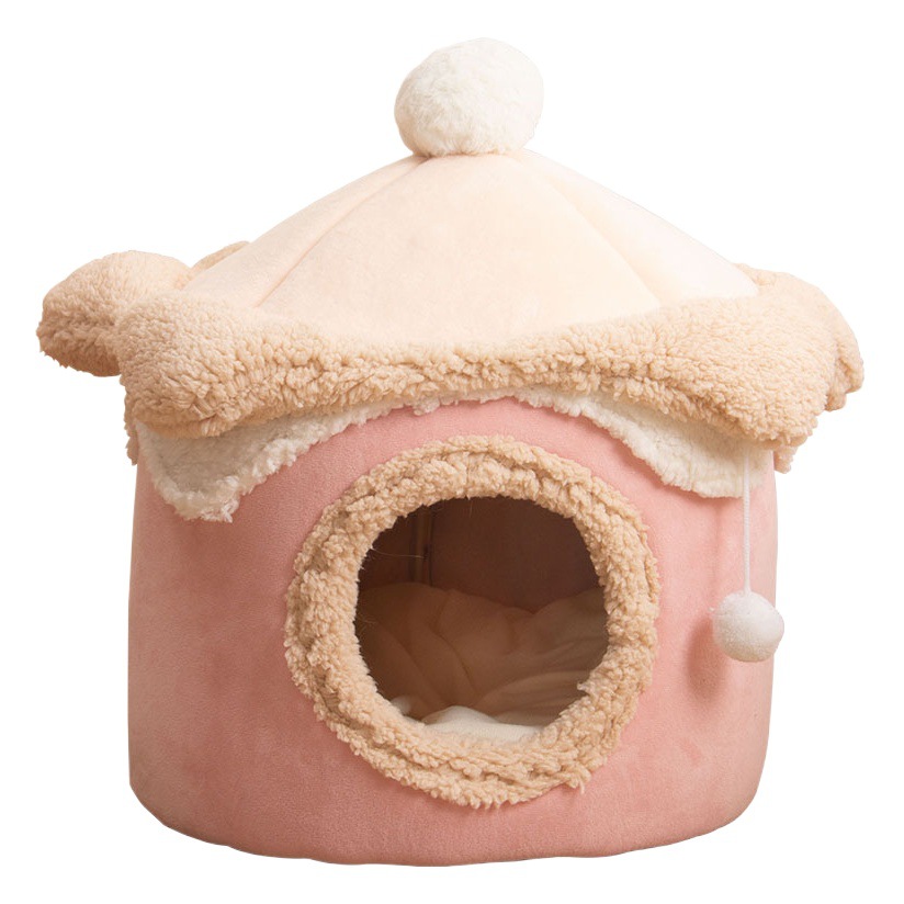 Cama para mascotas tipo heladería|Estilo princesa|Otoño e invierno|Producto transfronterizo