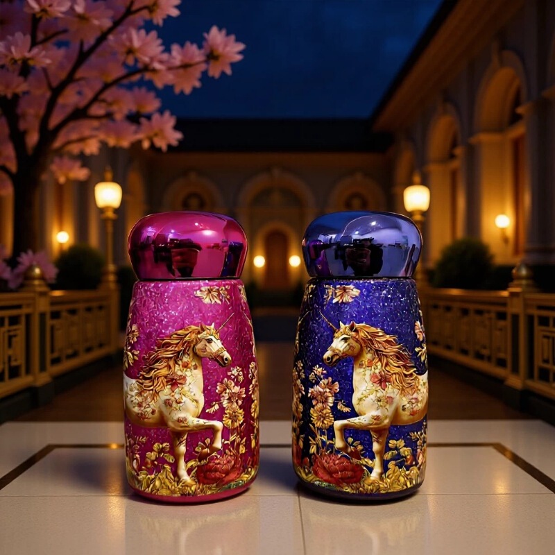 2026 New Model Temperature Display Titanium-Coated Mushroom Thermos Cup for Women, High Aesthetic Portable Pocket Cup for Outdoor Use 2026 New Model Temperature Display Titanium-Coated Mushroom Thermos Cup for Women, High Aesthetic Portable Pocket Cup for Outdoor Use