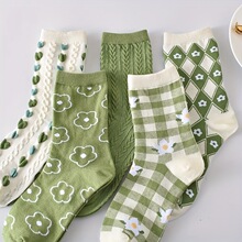Y 14131 3D Women's Mid Socks ���帡Ůʿ��Ͳ��羳��ó