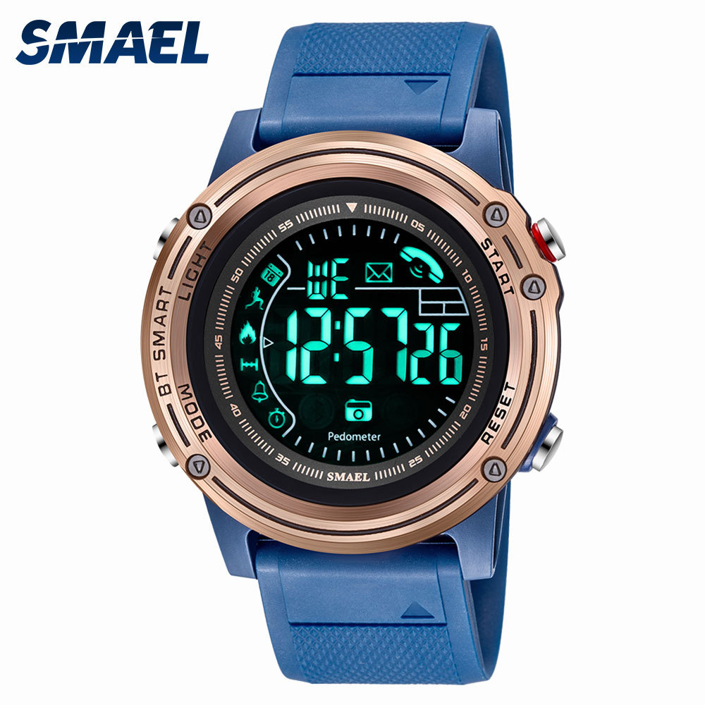 Smael smair 8041 Bluetooth reloj inteligente paso contando recordatorio reloj soporte ios android deportes reloj electrónico
