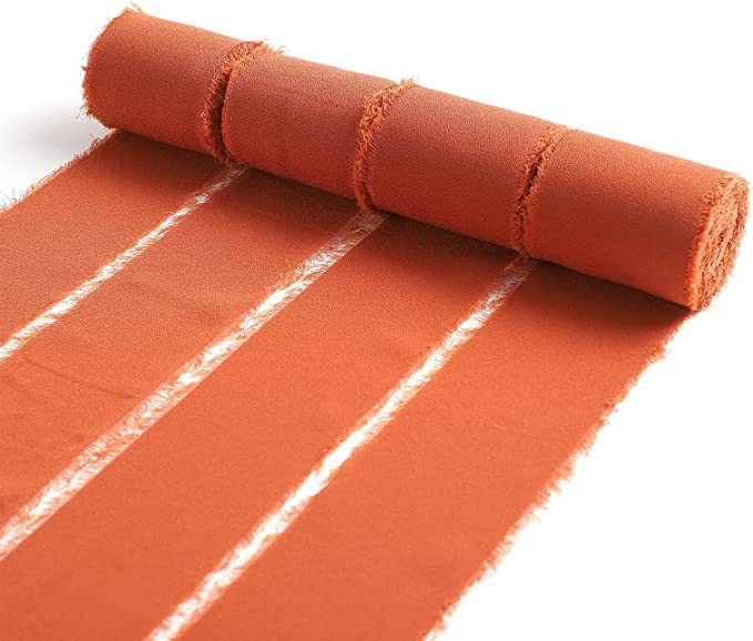 En stock venta al por mayor de gasa deshilachado cinta deshilachada boda tarjeta de felicitación arco decoración ramo de encaje de tela tira