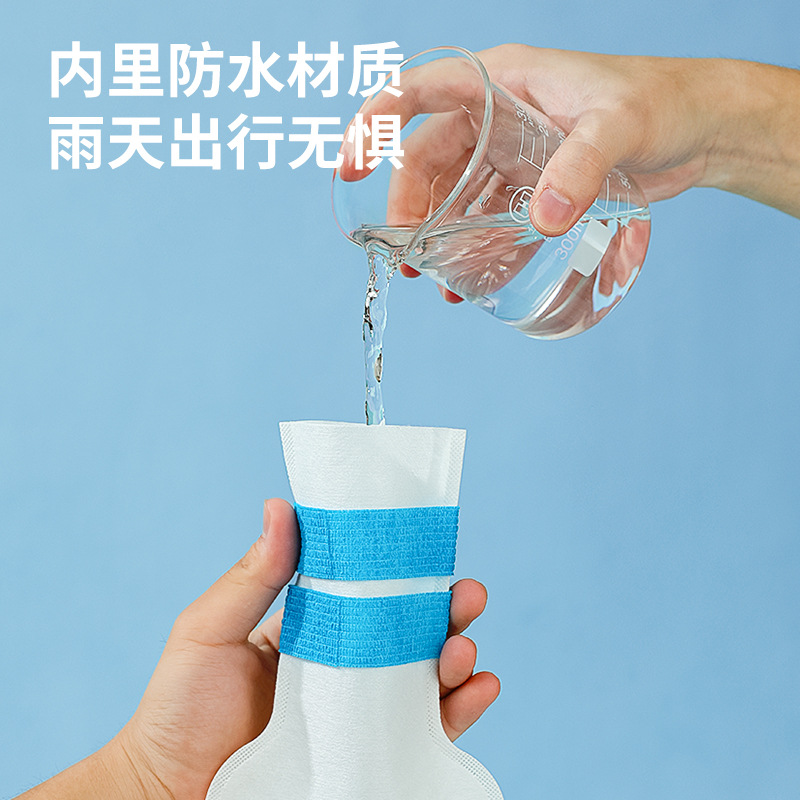 Cubierta de zapato de perro anti-sucio cubierta de pie desechable zapatos de mascota cubierta de pie impermeable para días lluviosos al por mayor transfronteriza