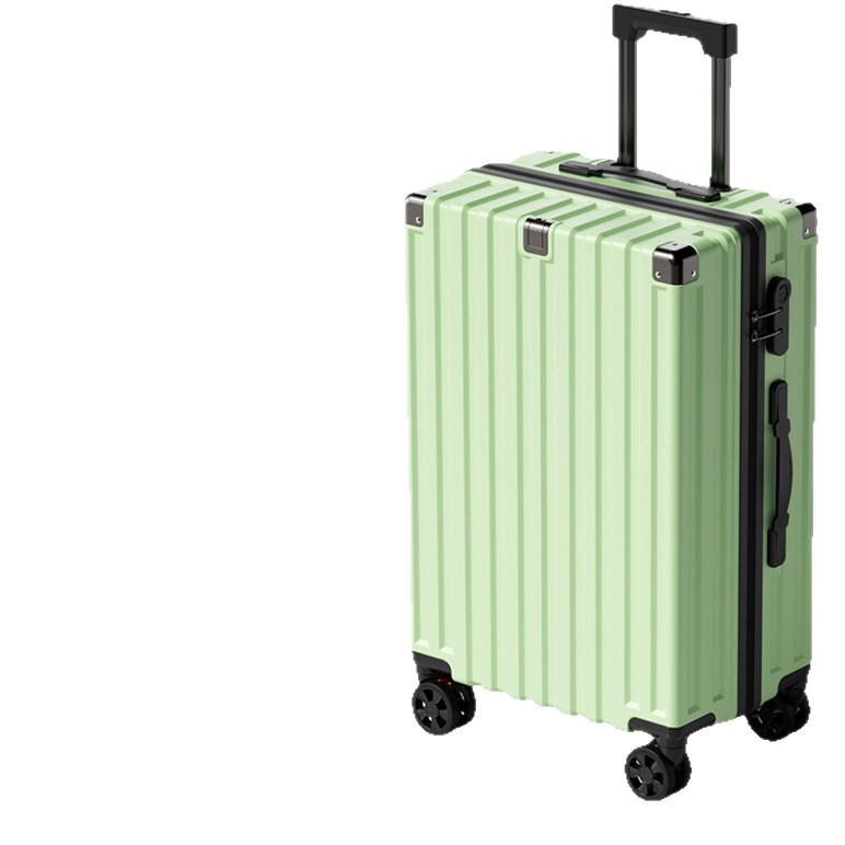 Maleta para mujer 2023 nueva rueda universal silenciosa, resistente y duradera, marco de aluminio de gran capacidad, maleta trolley con contraseña para hombre, maleta de cuero